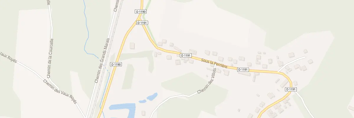 Plan du 49 Sous la perrière à Crouy