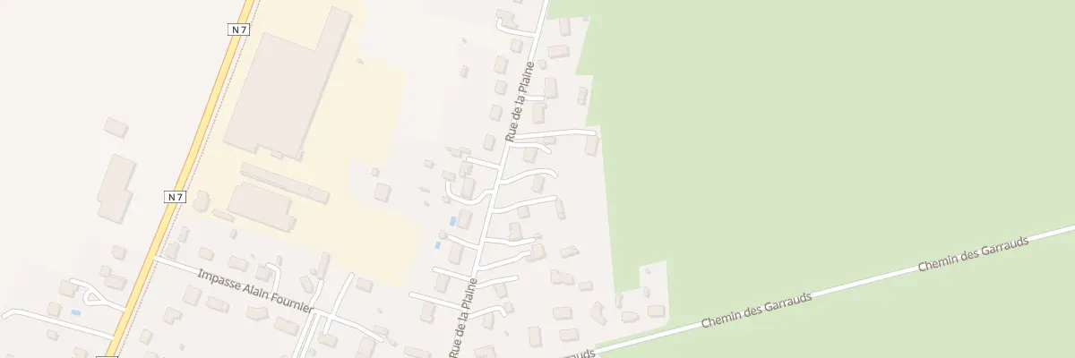 Plan du 36 Rue de la Plaine à Bessay-sur-Allier