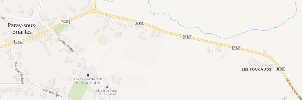 Plan du 12 Rte de Marcenat à Paray-sous-Briailles
