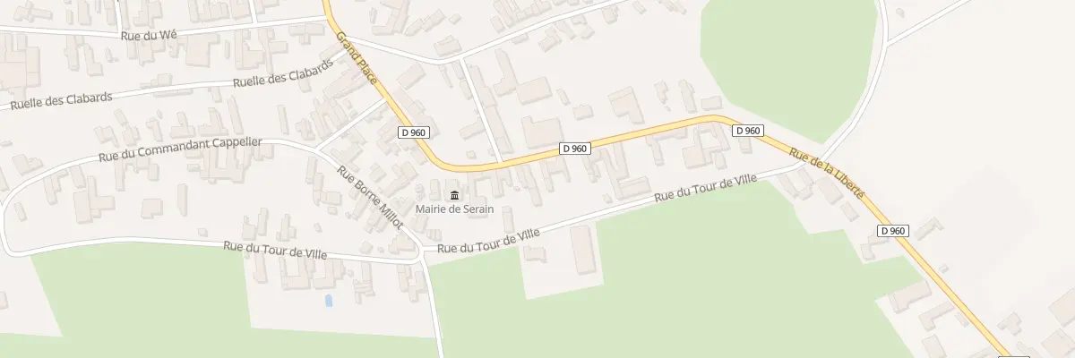 Plan du 24 Rue de la Liberté à Serain