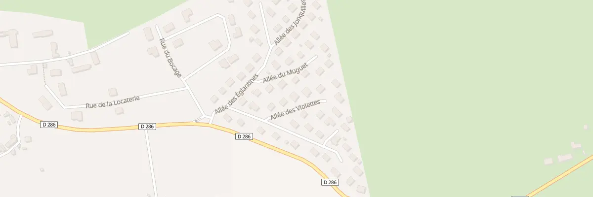Plan du 8 All des Violettes à Toulon-sur-Allier