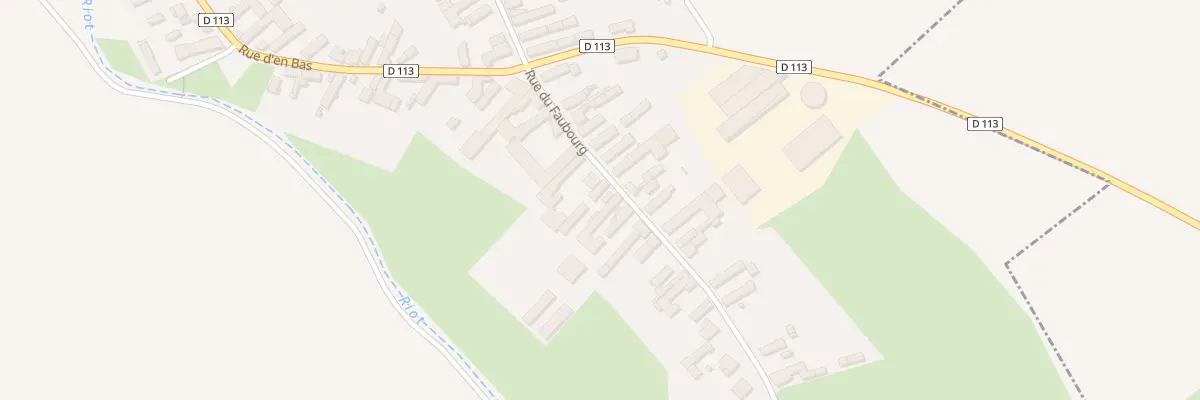 Plan du 12 Rue du Faubourg à Boussières-en-Cambrésis