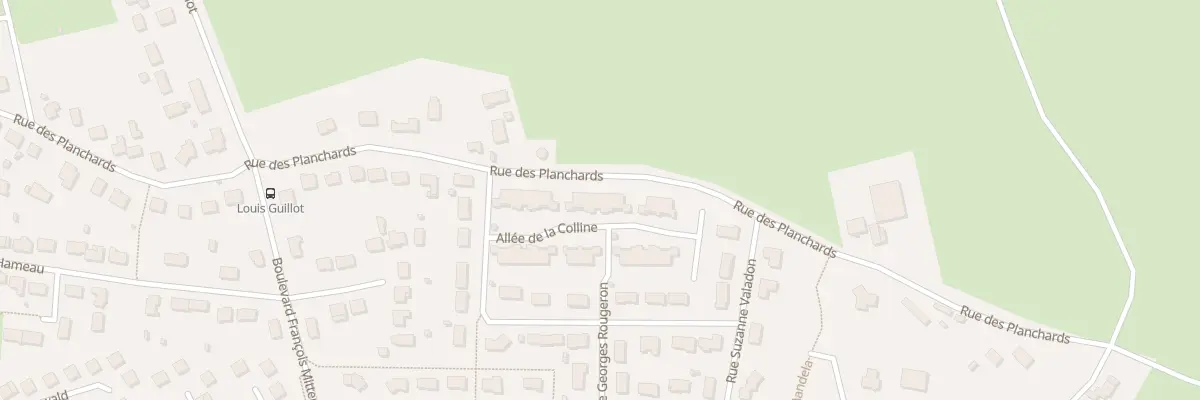 Plan du 17 All de la Colline à Yzeure