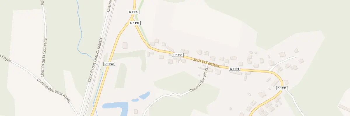 Plan du 47 Sous la perrière à Crouy