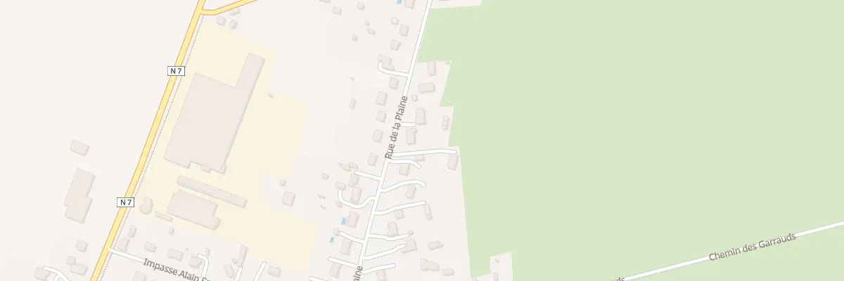 Plan du 42 Rue de la Plaine à Bessay-sur-Allier