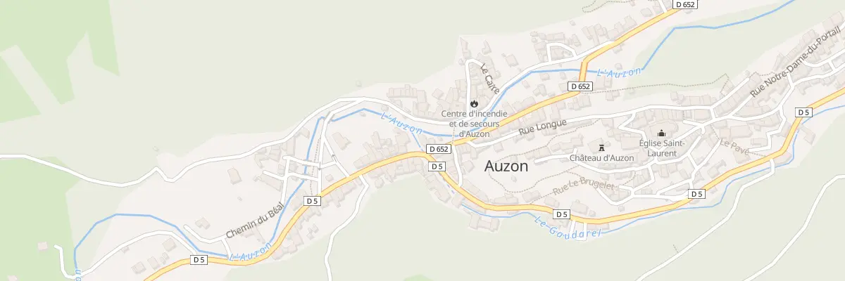 Plan du 1 Pl du Commerce à Auzon