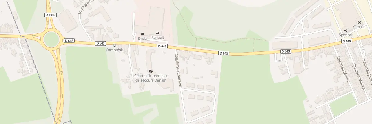 Plan du 208 Rue Pierre Bériot à Denain