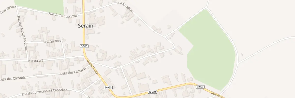 Plan du 13 Rue à Cailloux à Serain
