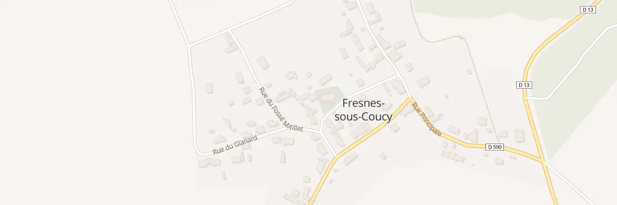 Plan du 3 Rue de l’Eglise à Fresnes-sous-Coucy