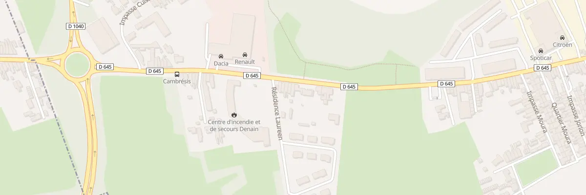 Plan du 206 Rue Pierre Bériot à Denain