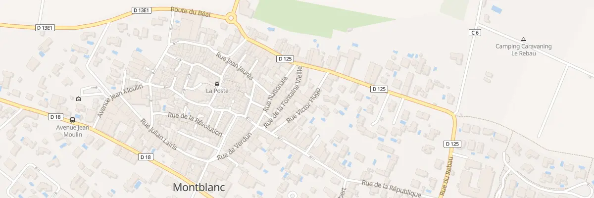 Plan du 72 Rue de la Fontaine Vieille à Montblanc