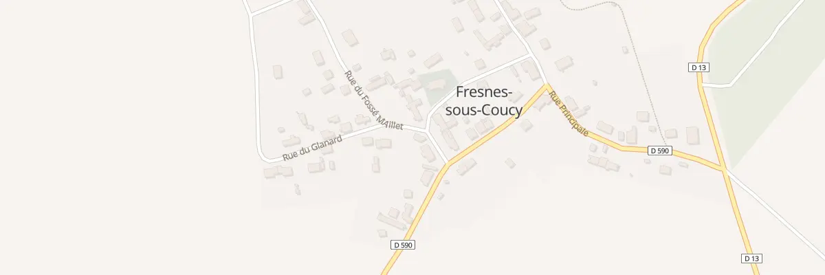 Plan du 4 Pl de la Mairie à Fresnes-sous-Coucy