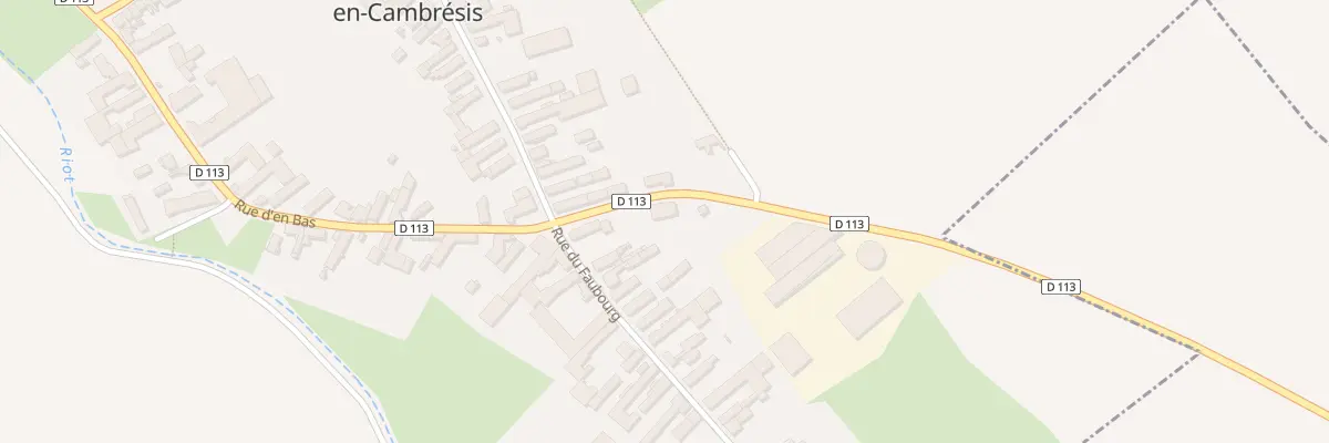 Plan du 2 Rue de Bevillers à Boussières-en-Cambrésis