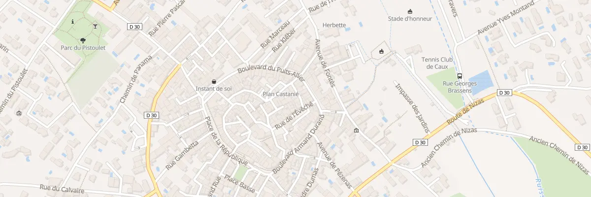 Plan du 3 Rue Bedos de Celles à Caux