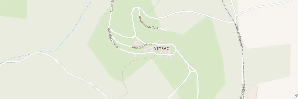 Plan du 5034 Veyrac à Grèzes
