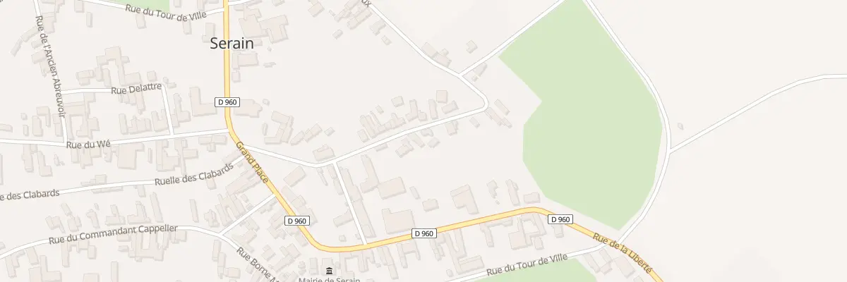 Plan du 12 Rue à Cailloux à Serain