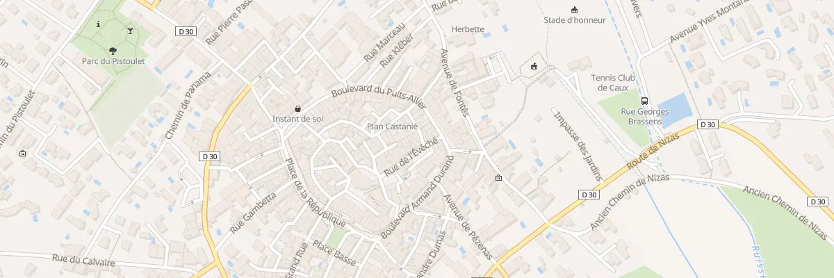 Plan du 1 Rue Bedos de Celles à Caux