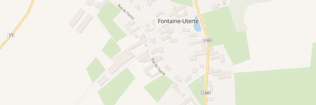 Plan du 246 Rue du Tertre à Fontaine-Uterte