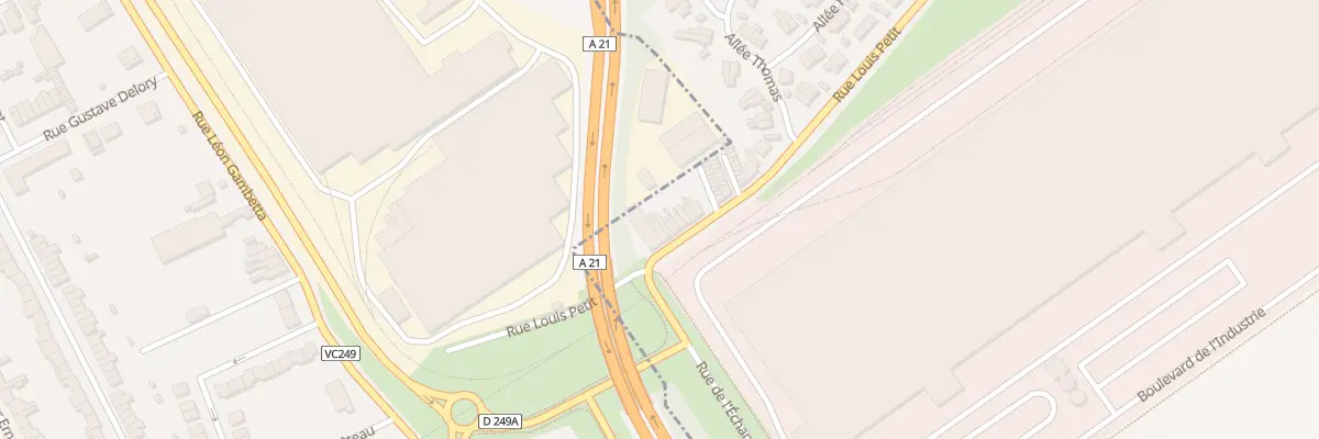 Plan du 329 Rue Louis Petit à Denain