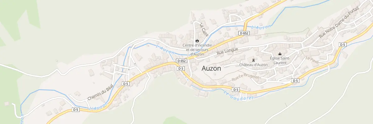 Plan du 2 Ptr La Petite Rue à Auzon