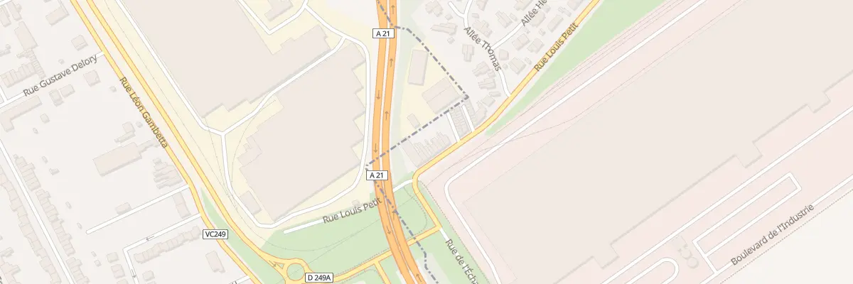 Plan du 325 Rue Louis Petit à Denain