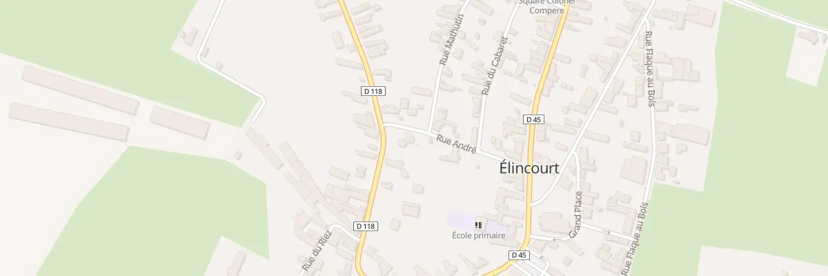 Plan du 3 Rue André à Élincourt