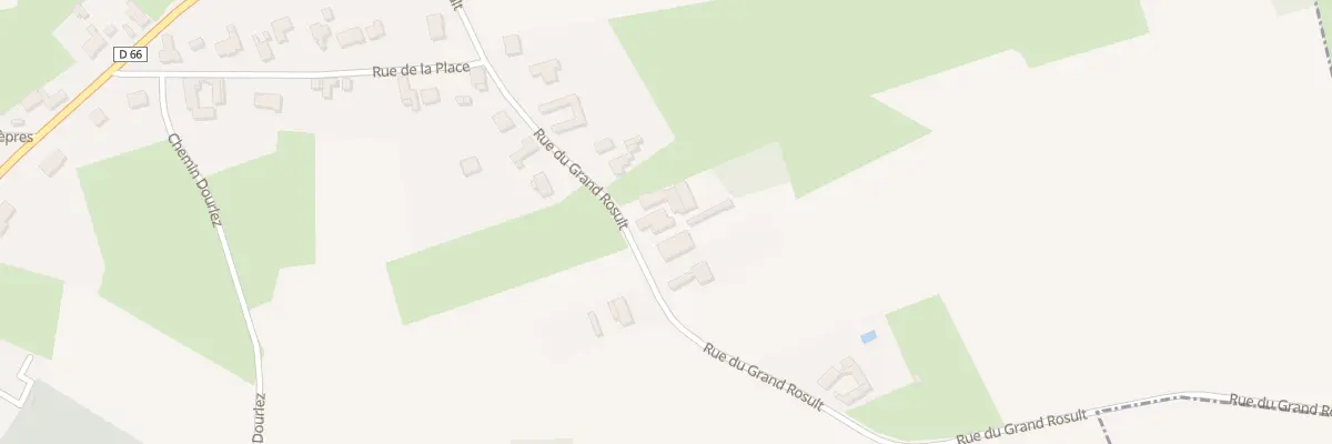 Plan du 287 Rue du Grand Rosult à Rosult