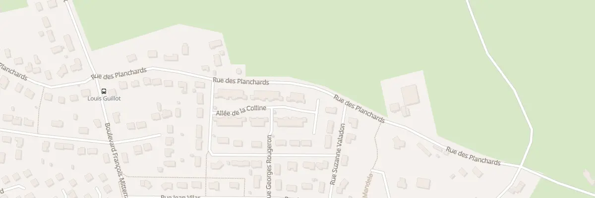 Plan du 23 All de la Colline à Yzeure