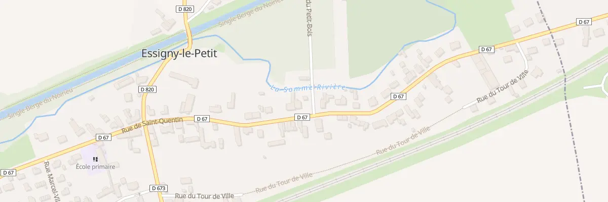 Plan du 400 Rue de St Quentin à Essigny-le-Petit