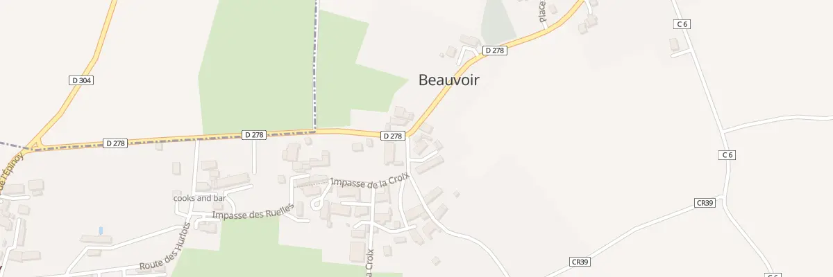 Plan du 5 Rte du Fort à Beauvoir