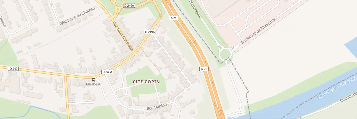 Plan du 93 Rue Pasteur à Lourches