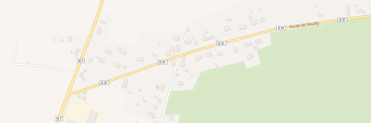 Plan du 60 Rue de la Plaine à Bessay-sur-Allier