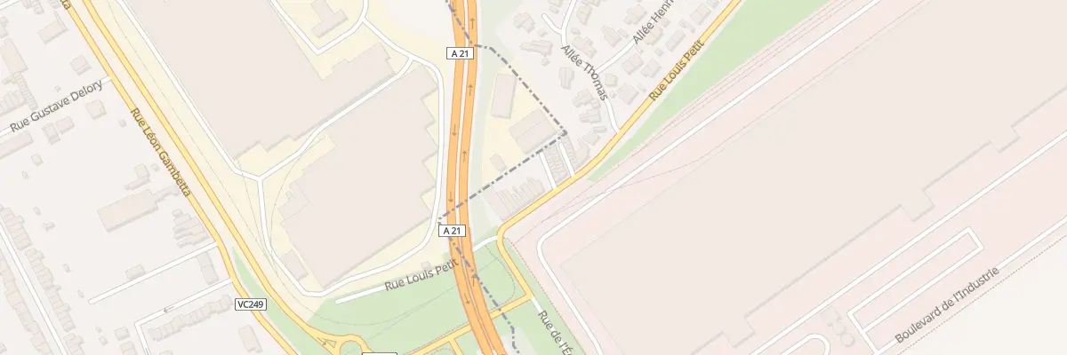 Plan du 317 Rue Louis Petit à Denain