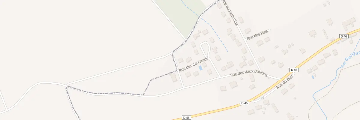 Plan du 20 Rue des Cu-Froids à Fontaine-la-Gaillarde