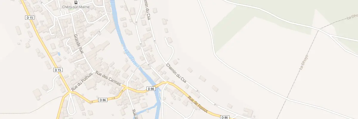 Plan du 5 Che du Csa à Chézy-sur-Marne
