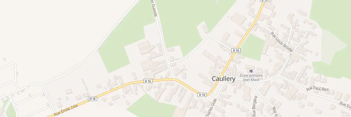 Plan du 4 Rue Jules Guesde à Caullery