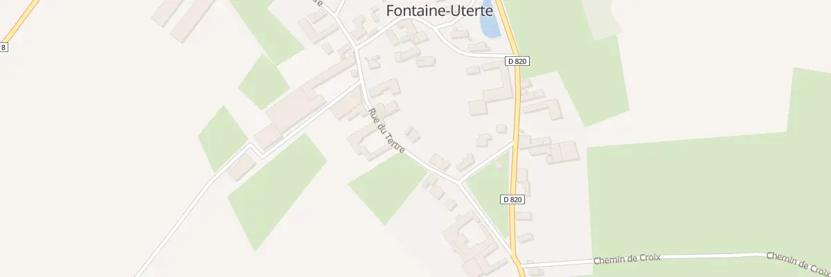 Plan du 184 Rue du Tertre à Fontaine-Uterte