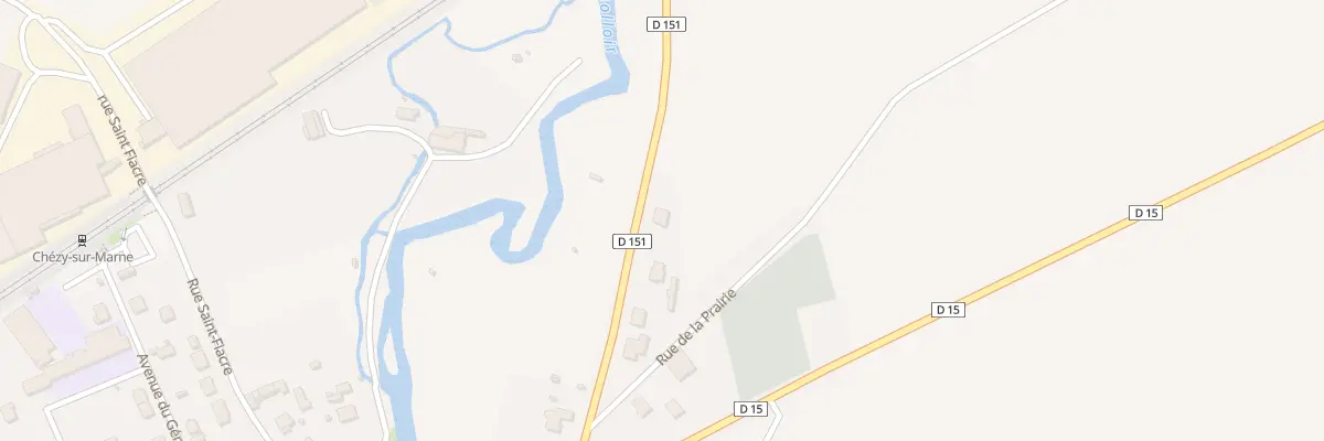 Plan du 10 Rte de la Marne à Chézy-sur-Marne