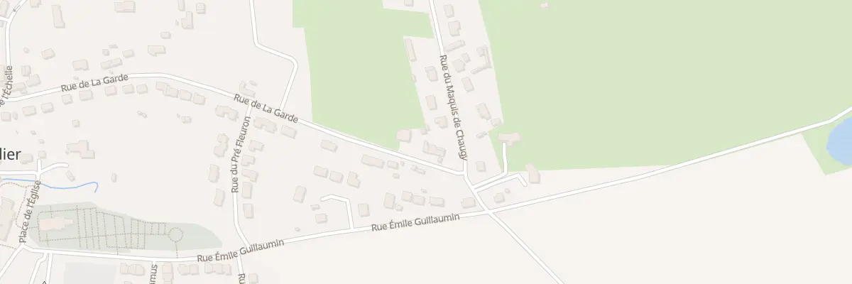 Plan du 43 Rue de la Garde à Bessay-sur-Allier