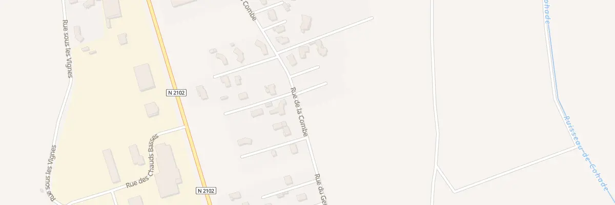 Plan du 77 Rue de la Combe à Cohade