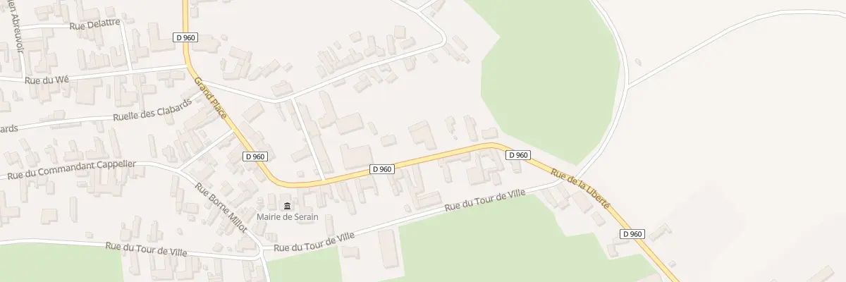Plan du 15 Rue de la Liberté à Serain
