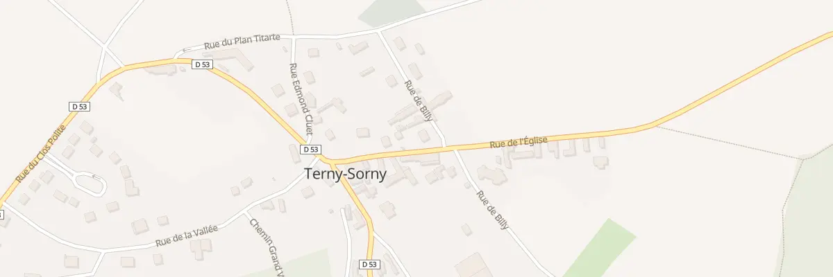 Plan du 74 Rue de Billy à Terny-Sorny