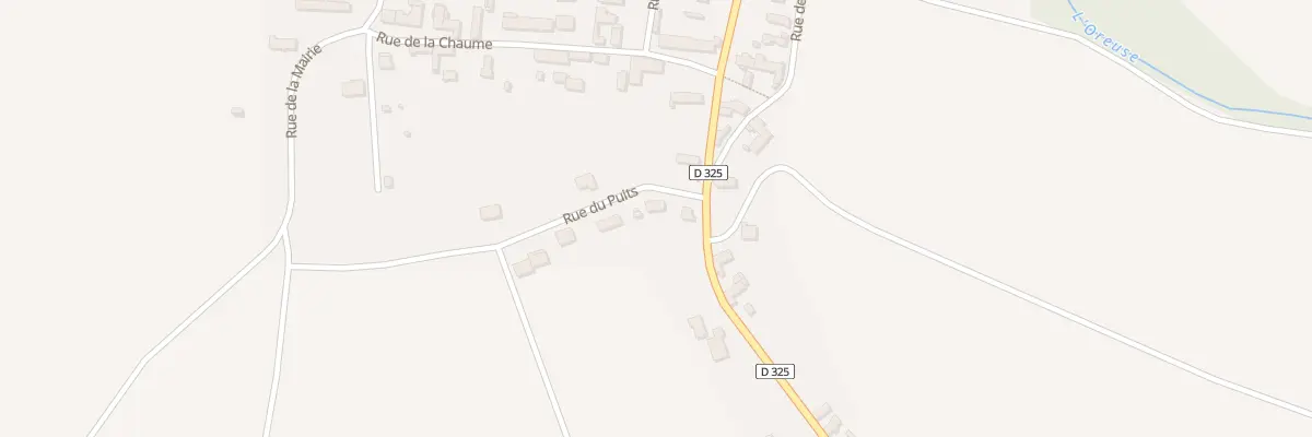 Plan du 3 Rue du Puits à Thorigny-sur-Oreuse