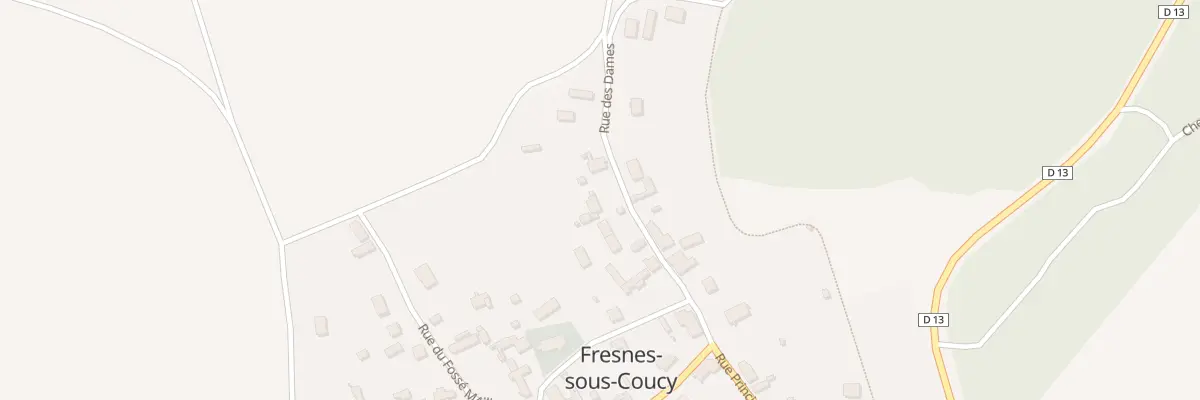 Plan du 5 Rue des Dames à Fresnes-sous-Coucy