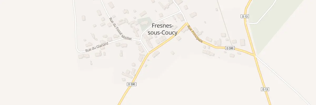 Plan du 17 Rue Principale à Fresnes-sous-Coucy