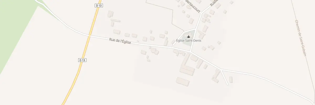 Plan du 9 Rue de l’Eglise à Andelain