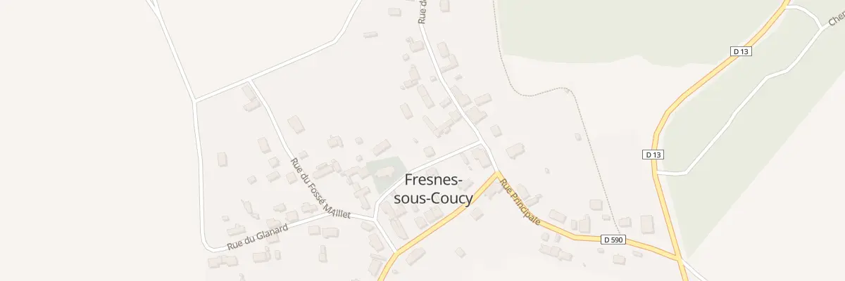 Plan du 7 Rue de l’Eglise à Fresnes-sous-Coucy