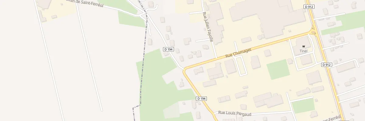 Plan du 8 Rue de Chomaget à Brioude