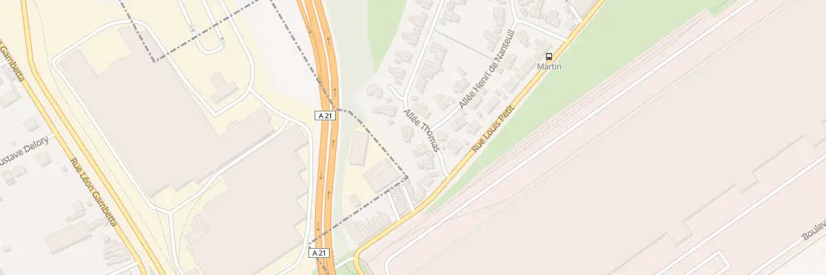 Plan du 9 All Thomas à Denain