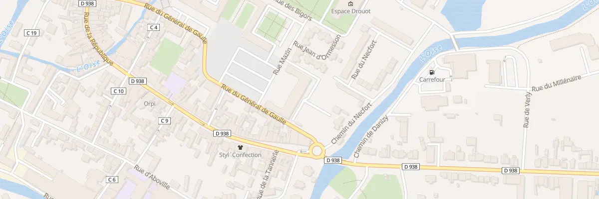 Plan du 2 Rue Mazin à La Fère
